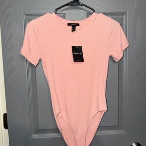 Forever 21 Soft Pink Ribbed Top